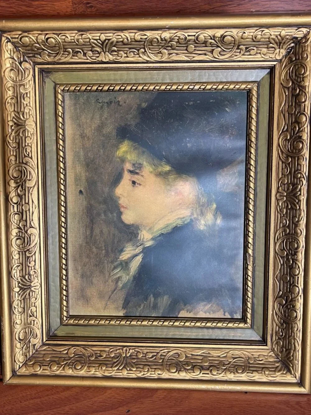2 VTG Canvas FRMD Wall Art 